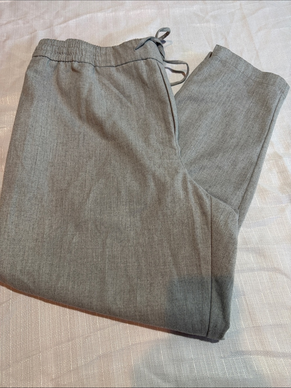 Old Navy Women's Heather Gray Drawstring Trousers